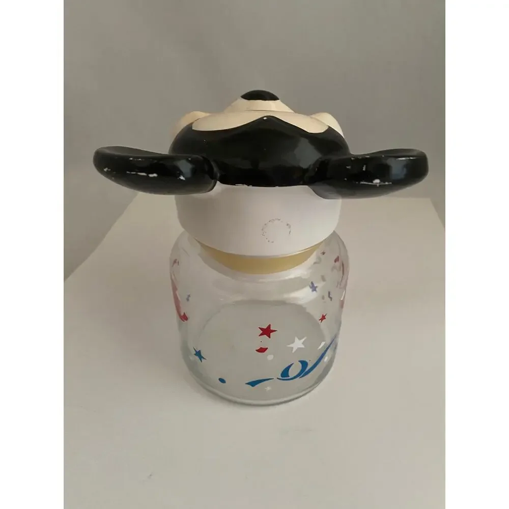 Vintage 90's Walt Disney Mickey Mouse Ceramic Glass Cookie Jars